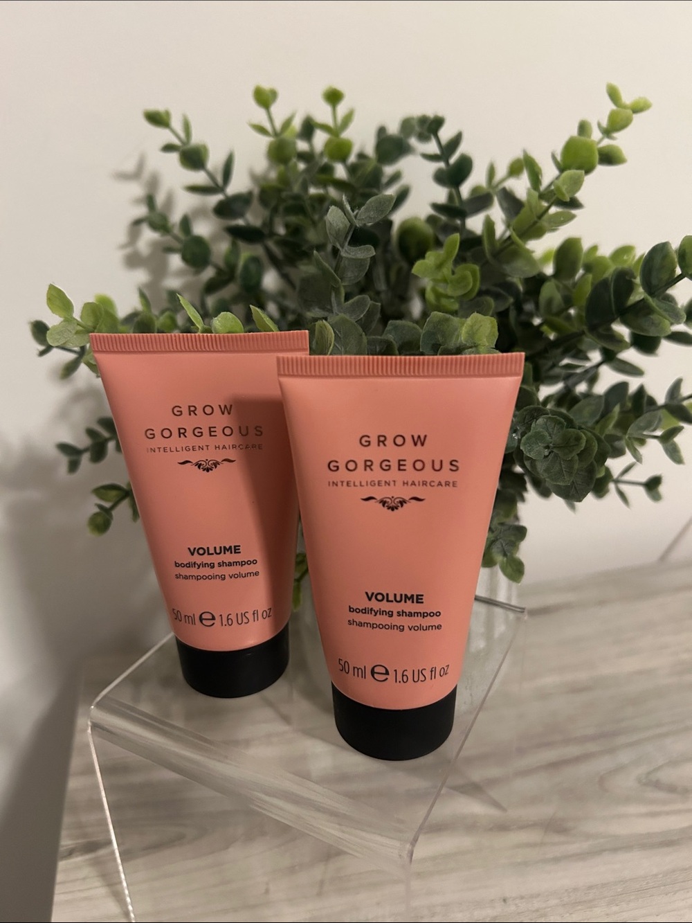 Grow Gorgeous Volume Bodifying Shampoo - Pink (50 ml) NEW